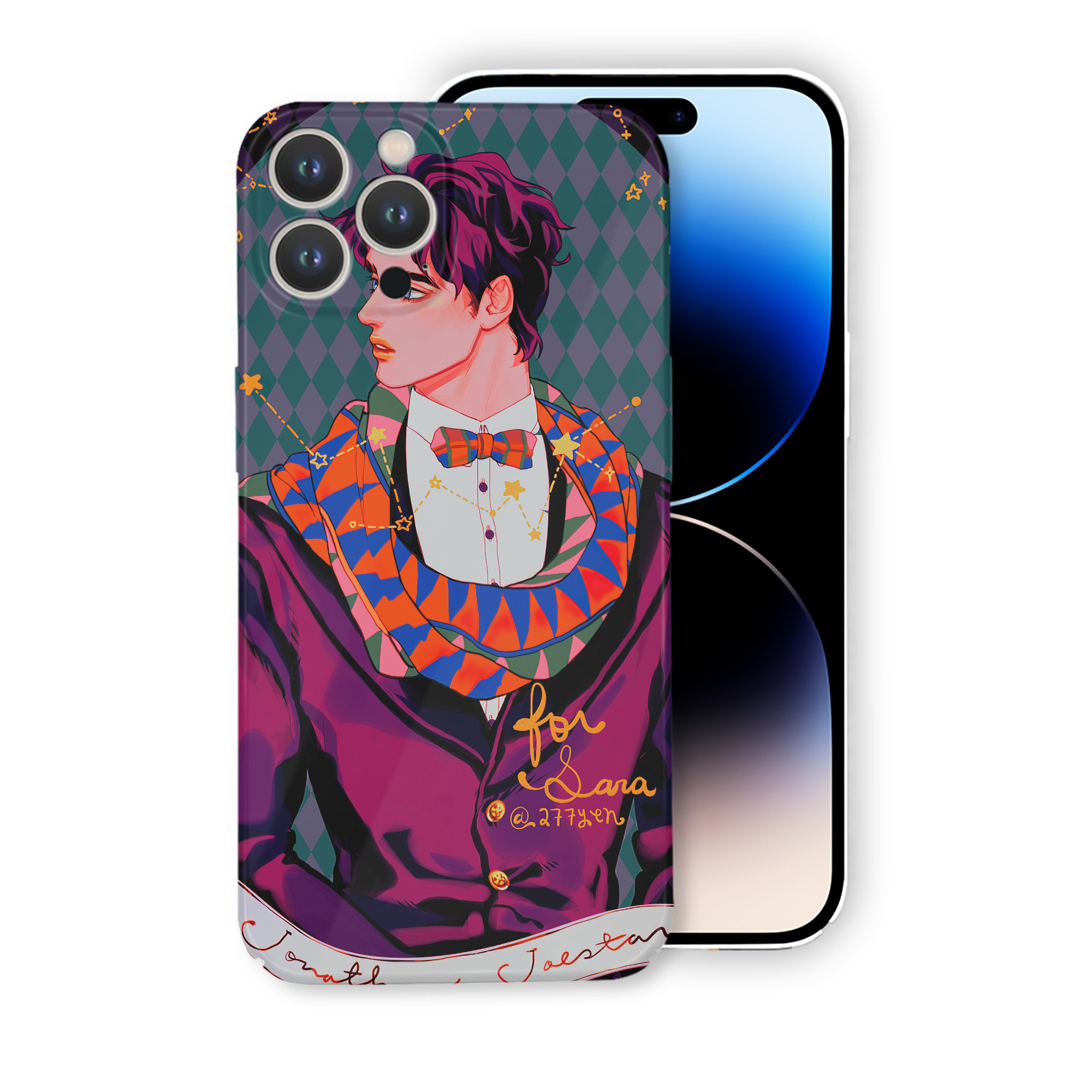 （画像用） ジョジョの奇妙な冒険 JoJo's Bizarre Adventure 【iPhone 14シリーズ対応】ハードケース